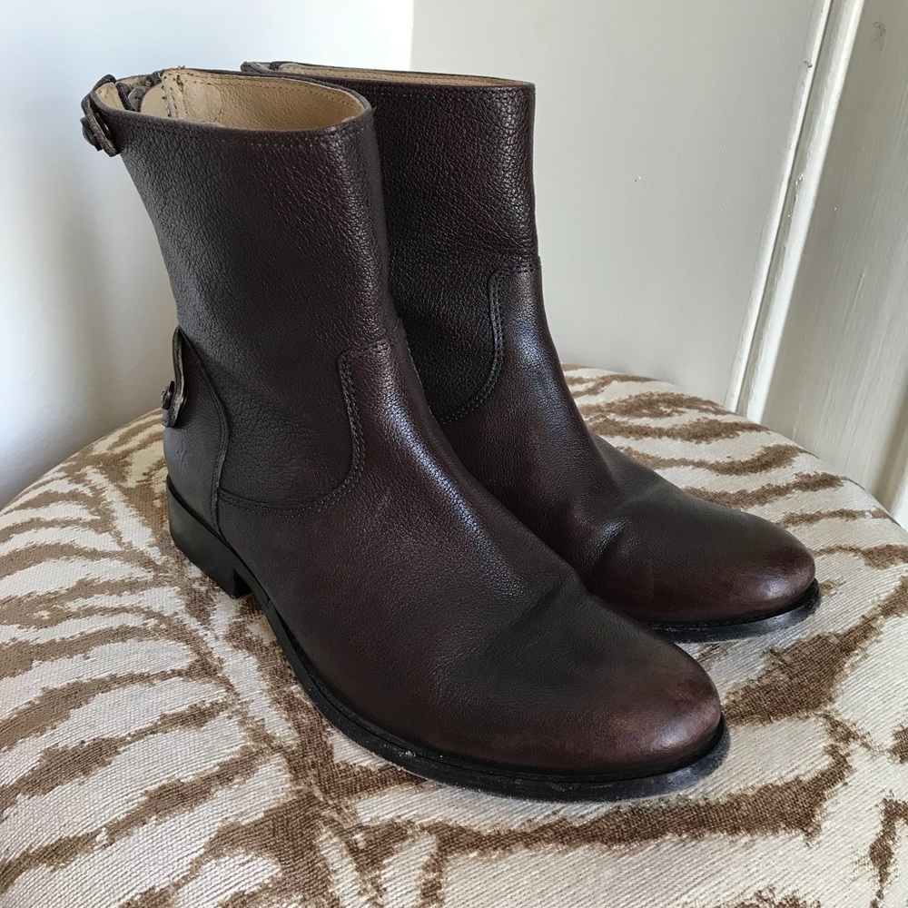 Frye Melissa Zip Short Boots
